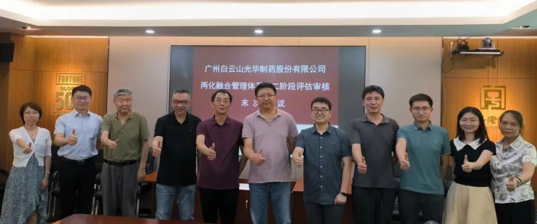 白云山j9国际集团公司顺利发展信息化和工业化融合治理系统评估审核工作