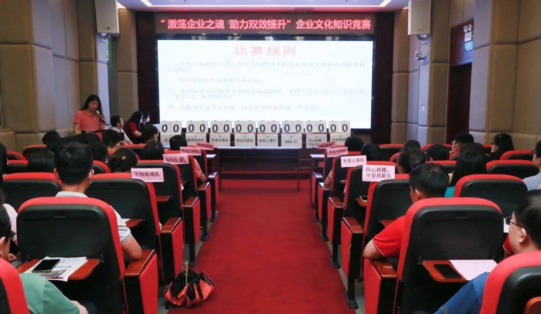 激荡企业之魂 助力双效提升——白云山j9国际集团公司成功进行企业文化知识较量