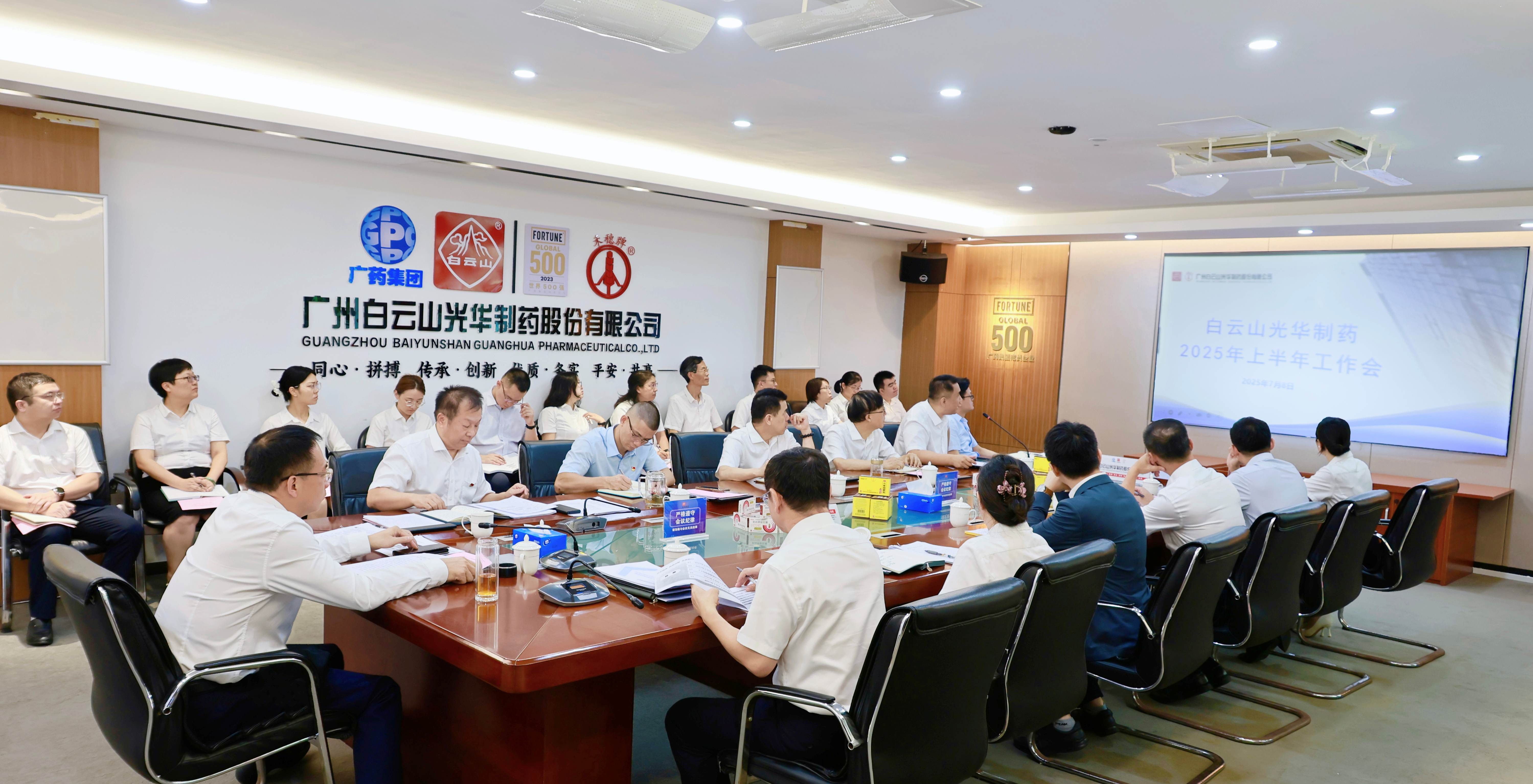 严实风格强根基 奋楫冲刺创新绩——白云山j9国际集团造药召开2025年上半年工作会议